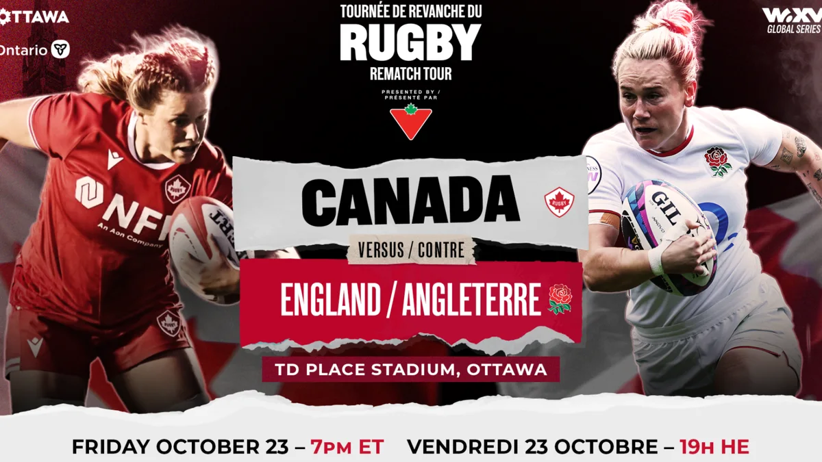 Rugby Canada WXV Ottawa V England